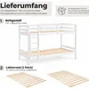 Homestyle4u Etagenbett 90x200 Kinder Hochbett mit Produktbild-Vorschau 3
