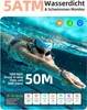 5ATM Wasserdicht Schwimmuhr, 1.8" HD Bildschirm Fitnessuhr Produktbild-Vorschau 2
