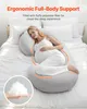 VEVOR Coussin de grossesse, coussin d'allaitement en forme Voir les images du produit 3