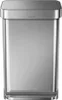 simplehuman CW2024, 45 l, Rechteckig, Edelstahl, Edelstahl, Produktbild-Vorschau 8
