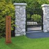 Dekoratives Rost Schild Deko Schriftzug Willkommen Rost Welcome 77 cm Aufsteller 