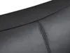 Ledersofa 3-Sitzer - Schwarz mit grauer Ziernaht - BATUCO Produktbild-Vorschau 3