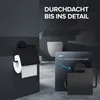 ovimar Toilettenpapierhalter Heroya mit Deckel ohne Bohren Produktbild-Vorschau 6