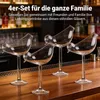 Cocktailgläser 4er-Set, Vogel-Design, 150 ml, für Produktbild-Vorschau 3