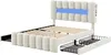 Merax Polsterbett 160x200cm, mit LED, USB und Stereoanlage, Produktbild-Vorschau 9