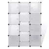 vidaXL Armadio modulare a 9 scomparti 37×115×150 cm Bianco Anteprima dell’immagine prodotto 3