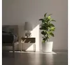 Übertopf Fyre Kunststoff Ø 40 cm H 39 cm weiß inkl. Rollen Produktbild-Vorschau 4