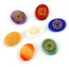 Chakra Steine Set, 7-teilige Gravur Handsteine aus Produktbild-Vorschau 5