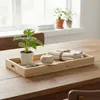 Holz Kerzentablett natur mit Rand 2er Set - 38 x 16 cm Produktbild-Vorschau 6