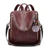MODFU Rucksack Schulrucksack Lederrucksack Laptoprucksack Produktbild-Vorschau 7