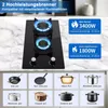 2-palnikowa płyta gazowa, funkcja podwójnego zasilania, Podgląd zdjęcia produktu 2