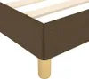 vidaXL Bettgestell Dunkelbraun 90x190 cm Stoff - Produktbild-Vorschau 7