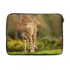 MuchoWow® Laptop Hülle 13 Zoll Wildtiere - Gras - Leopard - Produktbild-Vorschau 1