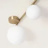 Deckenleuchte aus Metall und Glas Moonlight Brass 4 Spots Produktbild-Vorschau 5