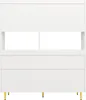 A white cabinet with gold legs. Produktbild-Vorschau
