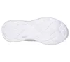 The bottom view of a white sneaker sole with a pink accent. Produktbild-Vorschau