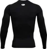 A black long-sleeved compression shirt, viewed from the back. Anteprima dell’immagine prodotto