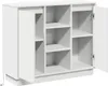 vidaXL LED-Sideboard Weiß 90 x 32 x 75 cm Holzwerkstoff Produktbild-Vorschau 7