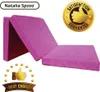 A folded pink mattress with promotional badges. Anteprima dell’immagine prodotto