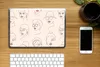 MuchoWow® Laptop Aufkleber Sticker Cover Frau - Linienkunst Produktbild-Vorschau 2