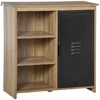 HOMCOM Buffet Industriel - Meuble de Rangement sur pied 3 Voir les images du produit 1