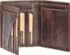 Greenburry Rugged Geldbörse Leder 10x12 cm braun Produktbild-Vorschau 7