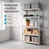 IvoQ Regál – 180 x 90 x 40 cm – 5 nastaviteľných políc – Náhľad obrázku produktu 6