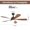 Sofucor 132 cm moderner Deckenventilator, Produktbild-Vorschau 2