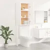 vidaXL Armoire pour lave-linge blanc 64x25,5x190 cm Voir les images du produit 3