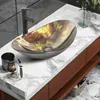 Puluomis Waschbecken Glas Aufsatzwaschbecken Waschschale Produktbild-Vorschau 7