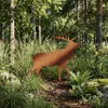 Gartendekoration Hirsch Aus Cortenstahl, Patiniert, Figur Produktbild-Vorschau 6