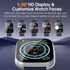 Puqo Smartwatch Herren Damen, 1,95" HD Fitnessuhr mit Produktbild-Vorschau 5