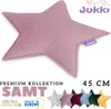 JUKKI® Deko Kissen STERN [alte rosa] 45cm SAMT glatt minky  Produktbild-Vorschau 1