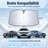 Sonnenschutz Auto Frontscheibe,125x65cm Verbesserter,360° Produktbild-Vorschau 5