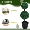 Outsunny künstliche Pflanzen 2er Set groß 67 cm Produktbild-Vorschau 5