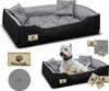 Lit pour chien PRESTIGE parc 145x115 cm imperméable gris Voir les images du produit 1