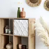HowHomely scatola portaoggetti beige scatola scaffale 30x30 Anteprima dell’immagine prodotto 2