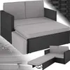 tectake® Rattan Lounge Korfu 2-seater resistant Náhled obrázku produktu 2