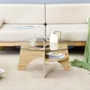 MODFU Tavolino rotondo moderno, tavolino da divano con Anteprima dell’immagine prodotto 2