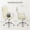 Yaheetech Ergonomischer Bürostuhl Schreibtischstuhl mit Produktbild-Vorschau 7