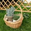 Creative Home Cestino in Vimini con Manico | Cesto Regalo Anteprima dell’immagine prodotto 8