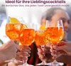 Aperol Spritz Gläser - 450 ml - Offizielles Glas - 6 Stück Produktbild-Vorschau 3