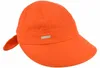 Seeberger Schildkappe aus 100% Baumwolle mit Schleife hinten in orange