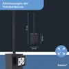 Sanics Seal WC-Bürste mit Halter Schwarz - Toilettenbürste Produktbild-Vorschau 2