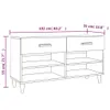 Schuhschrank Sonoma-Eiche 102x35x55 cm Holzwerkstoff Produktbild-Vorschau 8