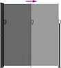 Seitenmarkise Ausziehbar Anthrazit 220x500 cm Produktbild-Vorschau 5