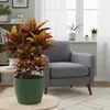 Blumentopf Rund, Gerillter Blumentopf, Blumenabdeckung Ø 30 Produktbild-Vorschau 4