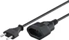 Goobay 64616 Przedłużacz wtyczka Euro, 2 m, czarny, (2*0,75 Podgląd zdjęcia produktu 3