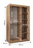 MEBLE KRYSPOL Promo 2120 Schlafzimmerschrank zwei Produktbild-Vorschau 4