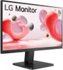 A computer monitor is displayed on its stand against a light, abstract background with pink and gray abstract shapes. Anteprima dell’immagine prodotto